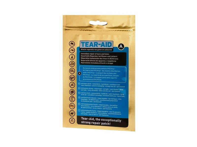 Tear-Aid Reparatiemiddel Type A Transparant Complete Set - Afbeelding 2