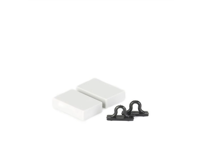 Travellife Chenille Grijs/wit/blauw 56x185cm - Afbeelding 5