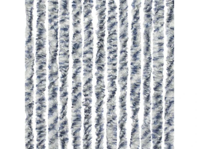 Travellife Chenille Rain Grijs/blauw 56x185cm
