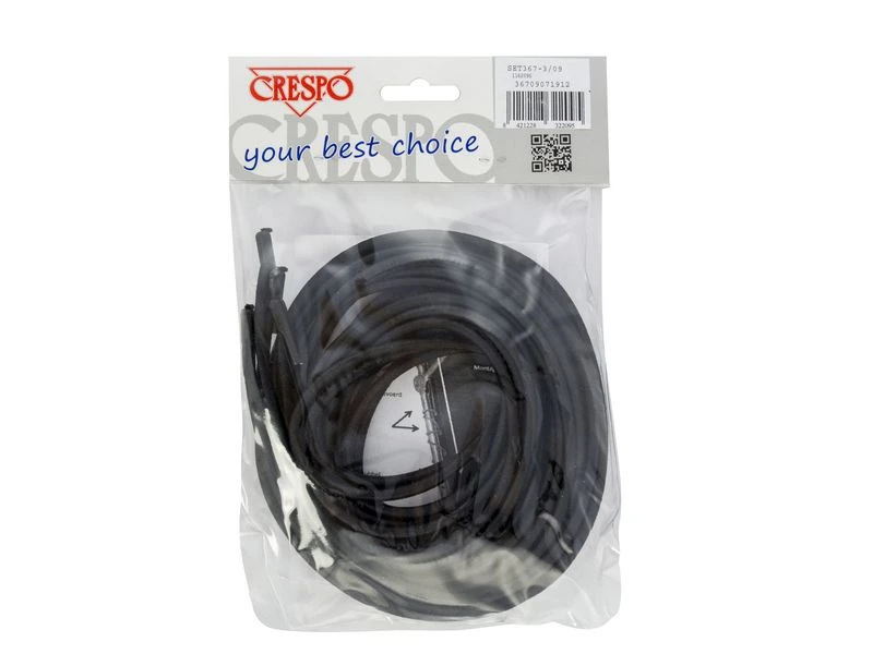 Crespo Elastiek Ligbedden 4 Stuks Zwart - Afbeelding 3