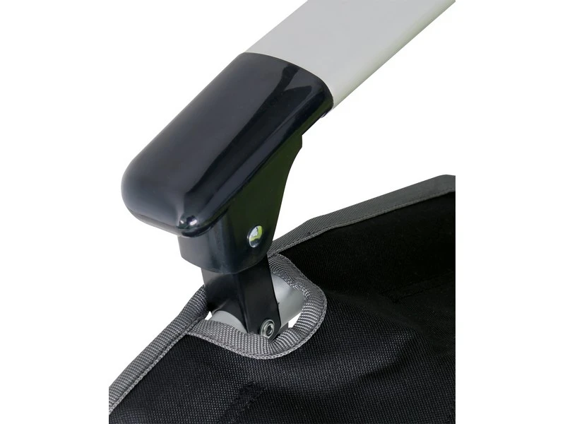 Eurotrail Vouwstoel Lyon Alu Zwart-Grijs - Afbeelding 3