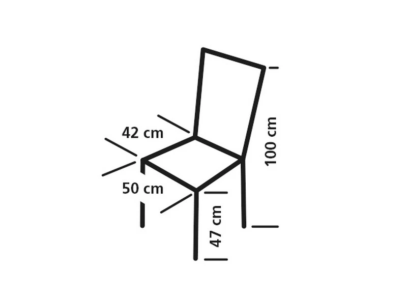 Eurotrail Vouwstoel Lyon Alu Zwart-Grijs - Afbeelding 4
