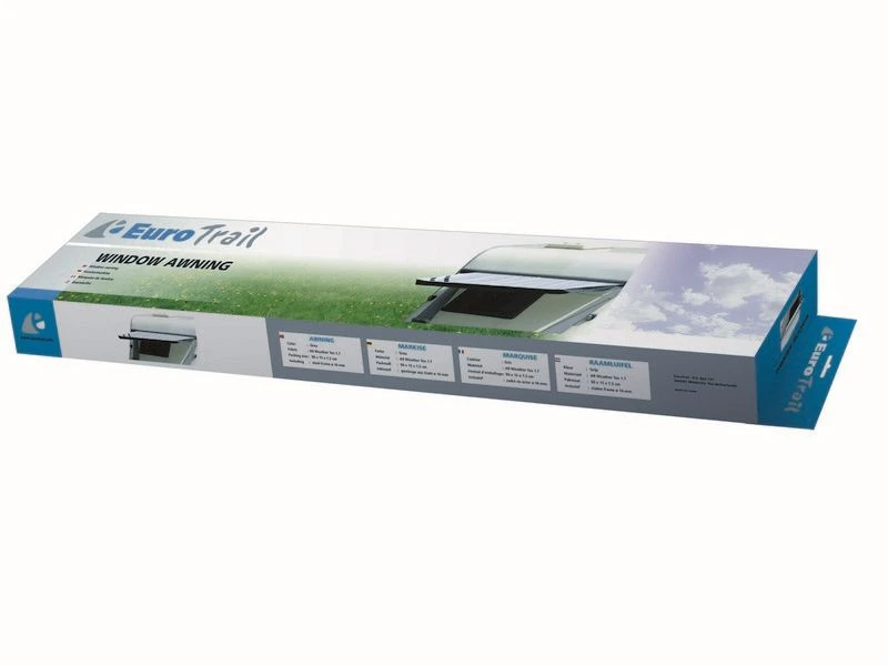 Eurotrail Caravan Raamluifel 170 X 70 Grijs - Afbeelding 2