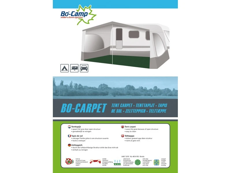 Bo Camp Tenttapijt Bo-carpet Groen - Afbeelding 3