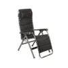 Crespo Kampeer Relaxstoel Ap-232 Air-deluxe Zwart Kleur 80