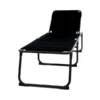 Travellife Barletta Kampeer- Tuinligbed Relax Zwart