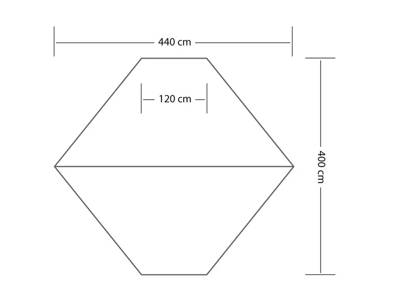Eurotrail Tarp 5 Wing Katoen-polyester - Afbeelding 3