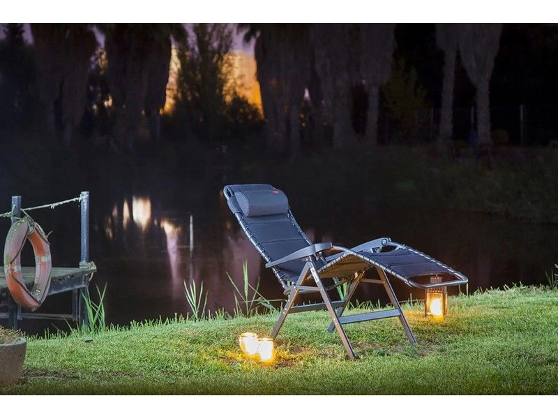 Crespo Kampeer Relax Stoel Al-232 Deluxe Donker Grijs Kleur 40 - Afbeelding 6