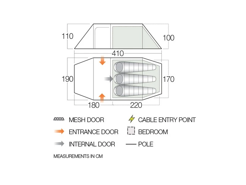 Vango Experience Tent Scafell 300+ - Afbeelding 2
