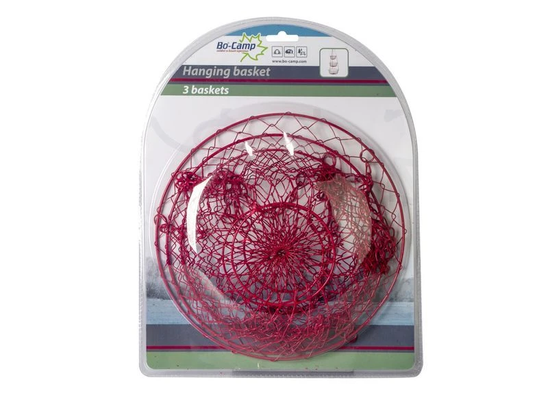 Bo-Camp - Hangmandjes - 3-Laags - Opvouwbaar - Metaal - Afbeelding 4