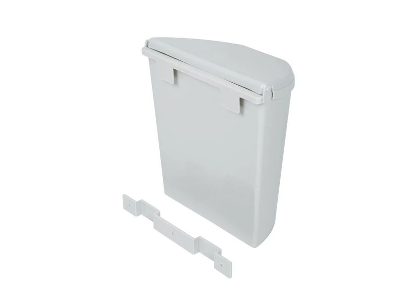 Bo-Camp Afvalbak Compact 6 Liter Grijs - Afbeelding 3