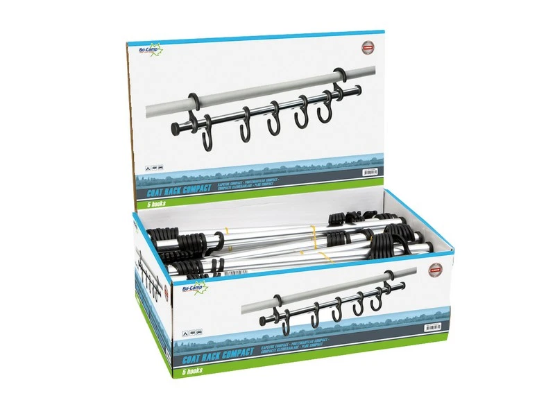 Bo Camp Kampstok Compact 7 Haaks Aluminium - Afbeelding 2