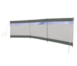 Bo Camp Windscherm Solid Met Raam