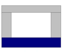 Te Velde Zijwand Voor Luifel 240 Cm 5 Kleuren